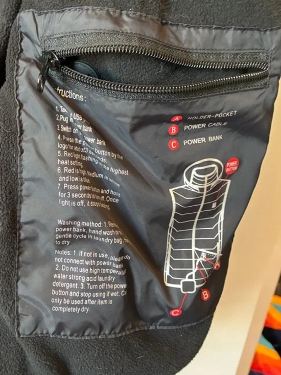 Full-Zip Heathered Gray women’s xl heated Weston Jacket - Picture 6 of 8